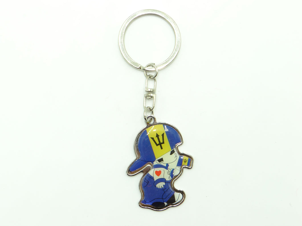 Barbados Boy Keychain