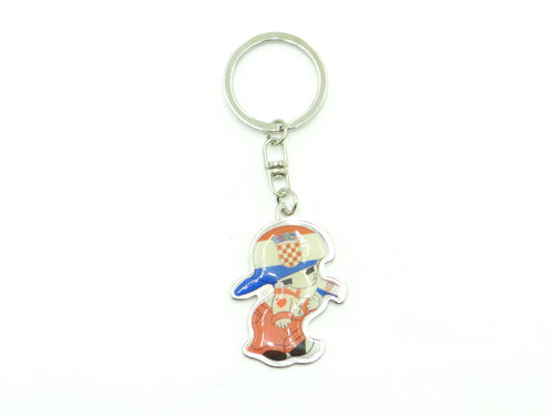 Croatia Boy Keychain