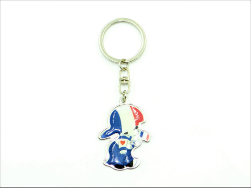 France Boy Keychain