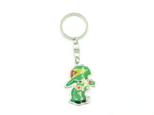 Guyana Boy Keychain