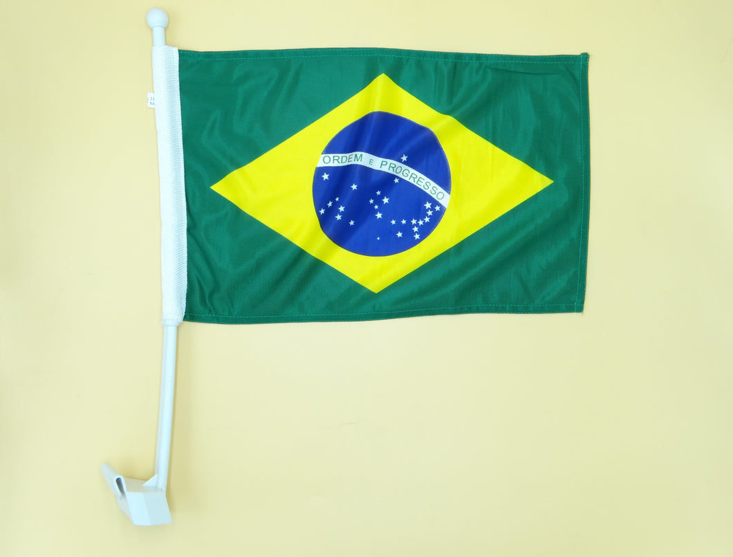 Brazil Car Flag