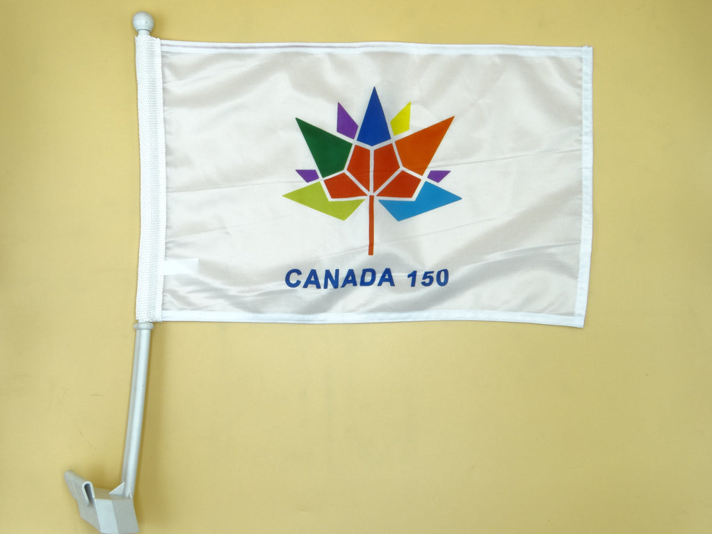 Canada 150 Car Flag