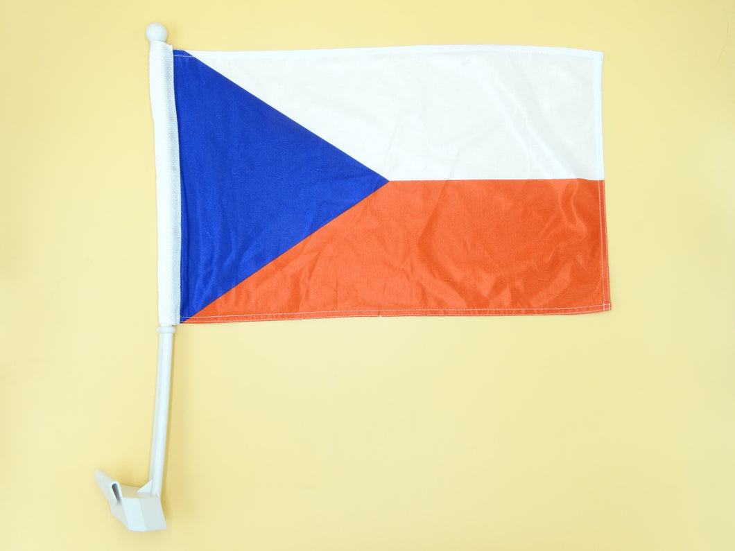 Czech Republic Car Flag