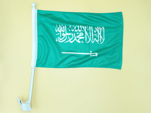 Saudi Arabia Car Flag