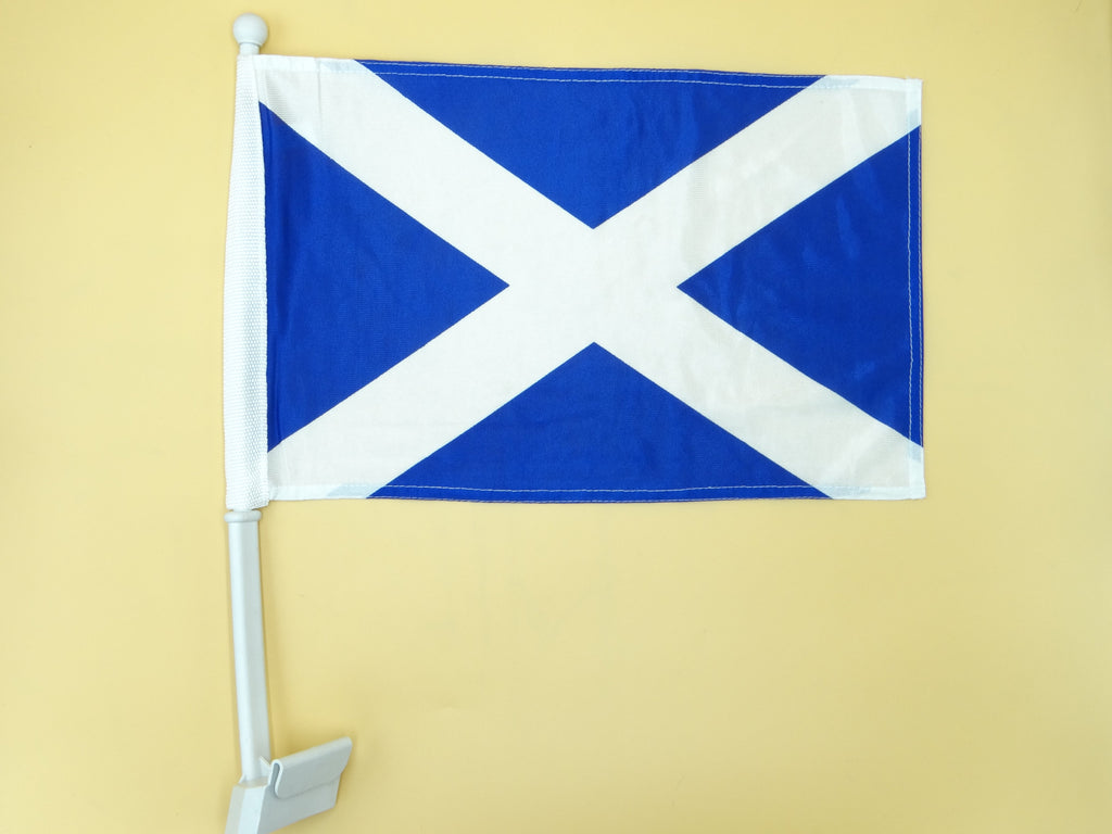 Scotland Blue Car Flag