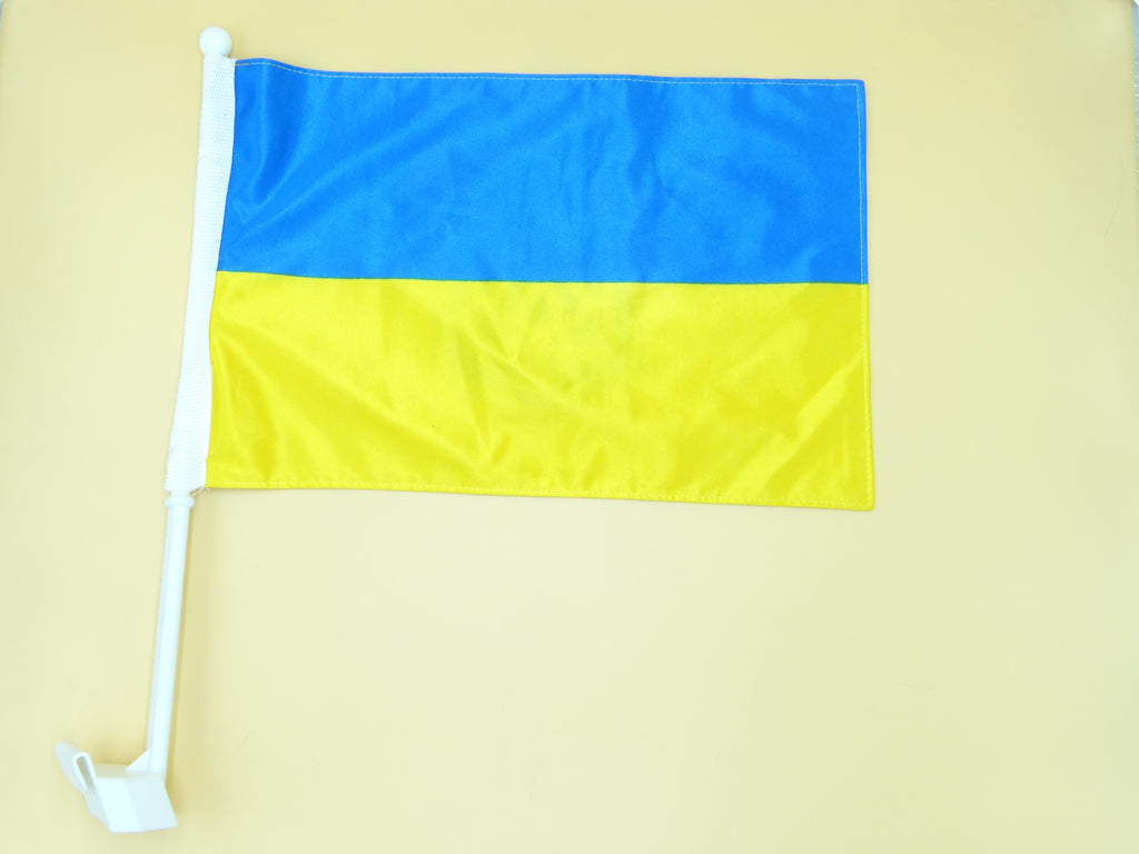 Ukraine Car Flag
