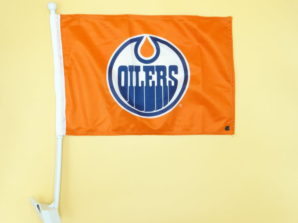 Edmonton Oilers Car Flag