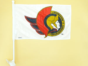 Ottawa Senators (White) Car Flag