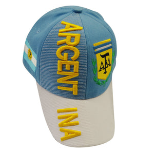 Argentina-Blue 3D Hat