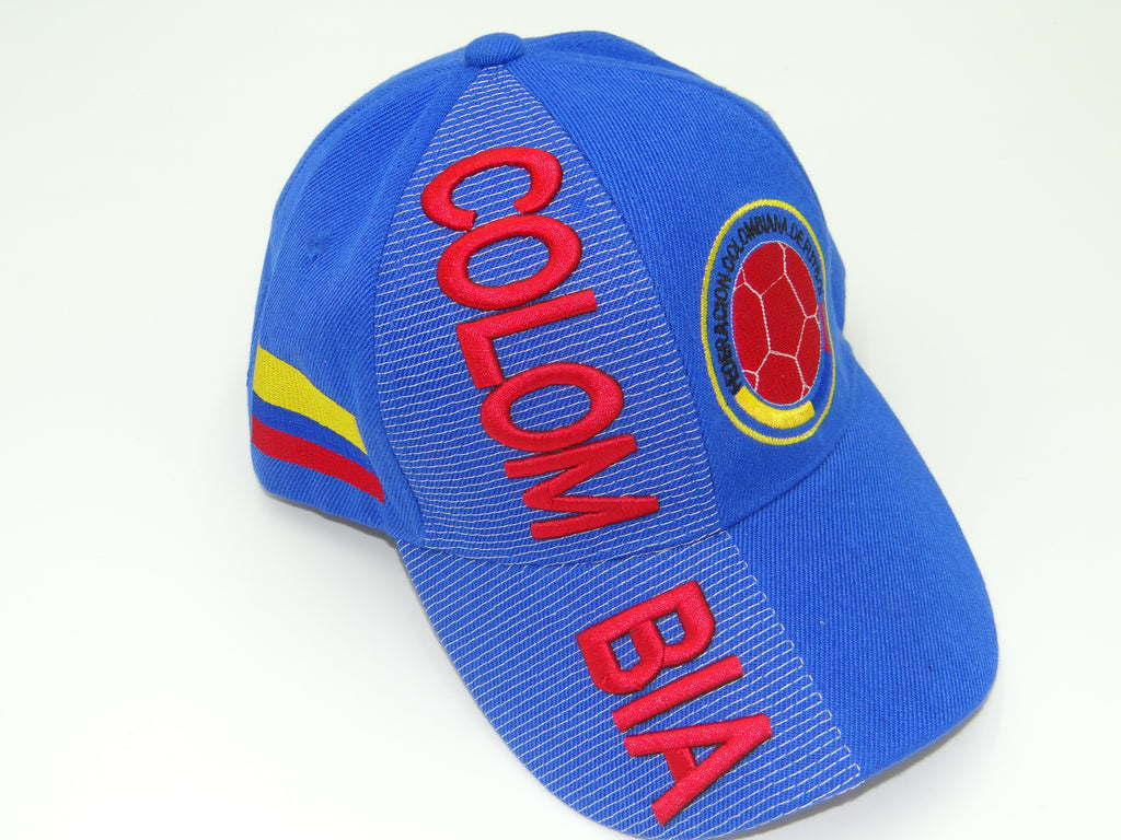 Colombia-Blue 3D Hat