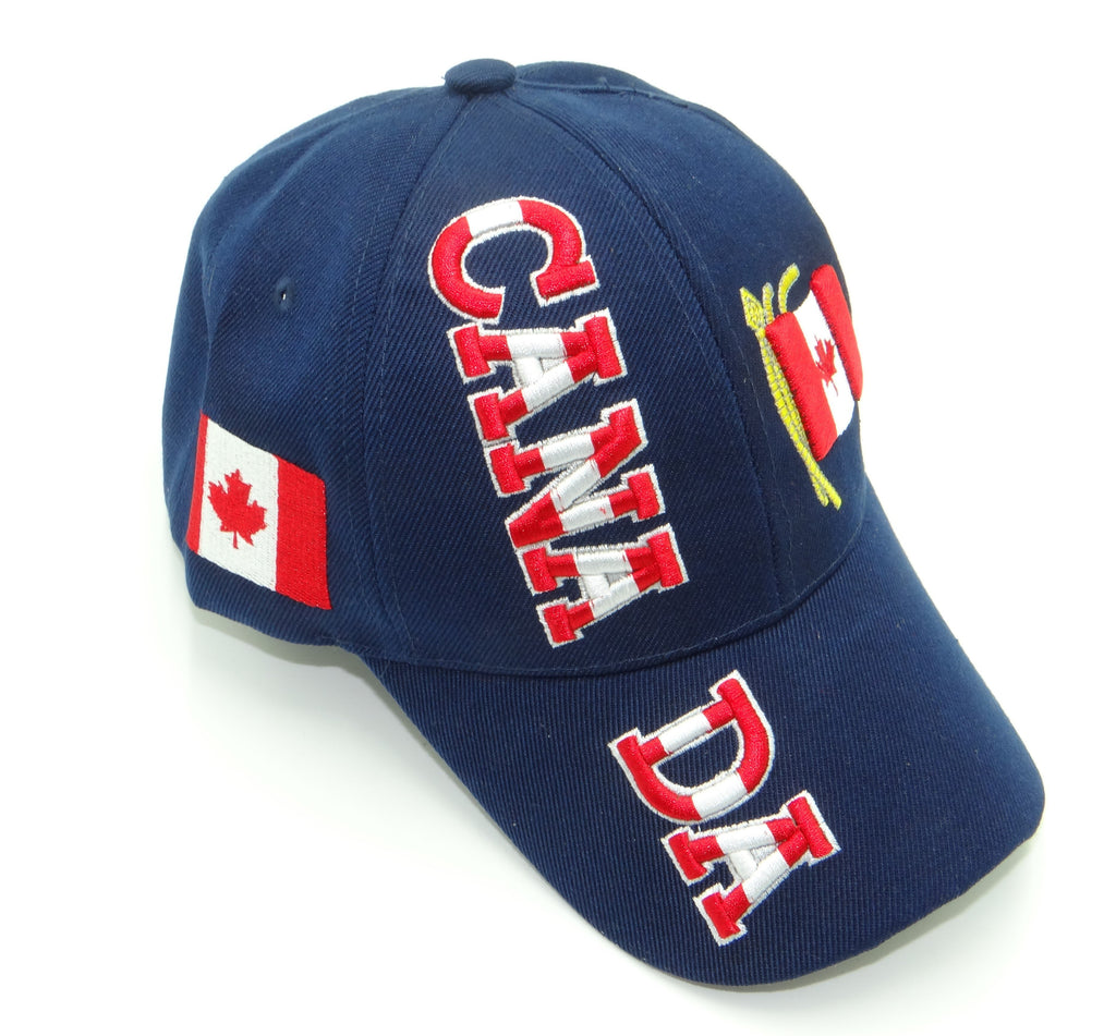 Canada-Beige 3D Hat