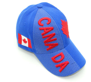 Canada Leaf-Black 3D Hat