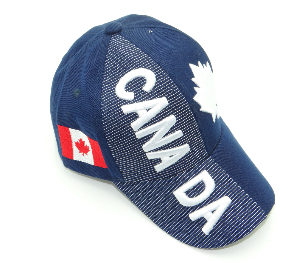Canada Leaf-Black 3D Hat