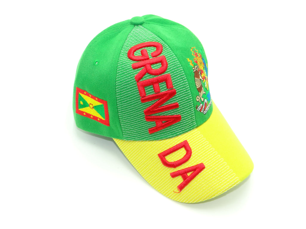 Grenada-Red 3D Hat