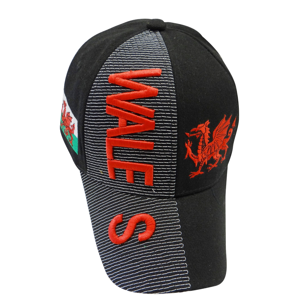 Wales-White/Green 3D Hat