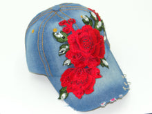 Load image into Gallery viewer, Flower-Jeans 1 Bling Hat