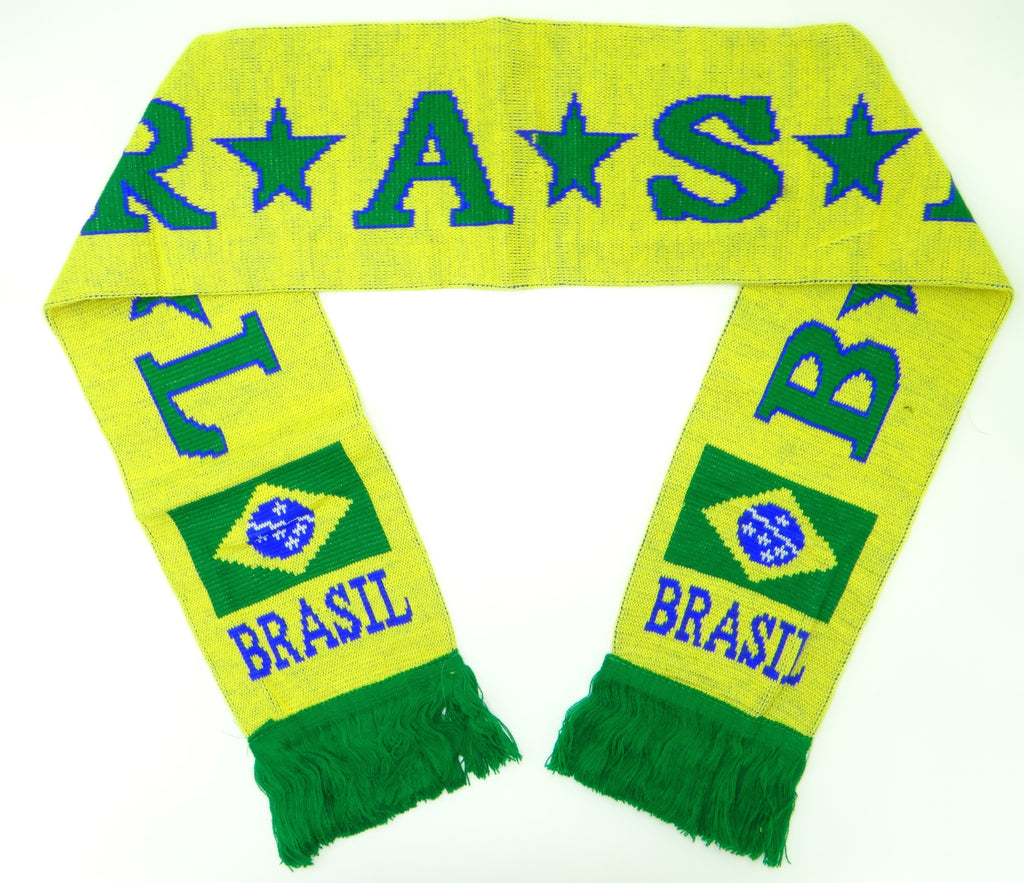 Brazil-Logo Knit Scarf