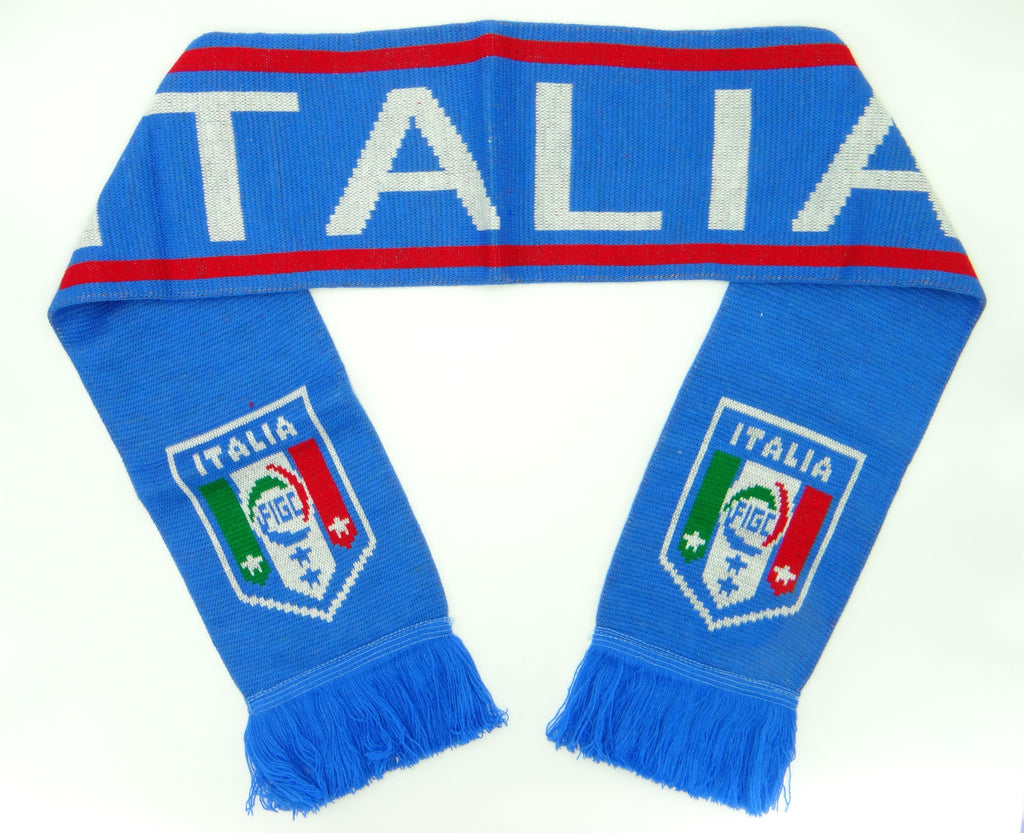 Italy-Dark Blue Knit Scarf