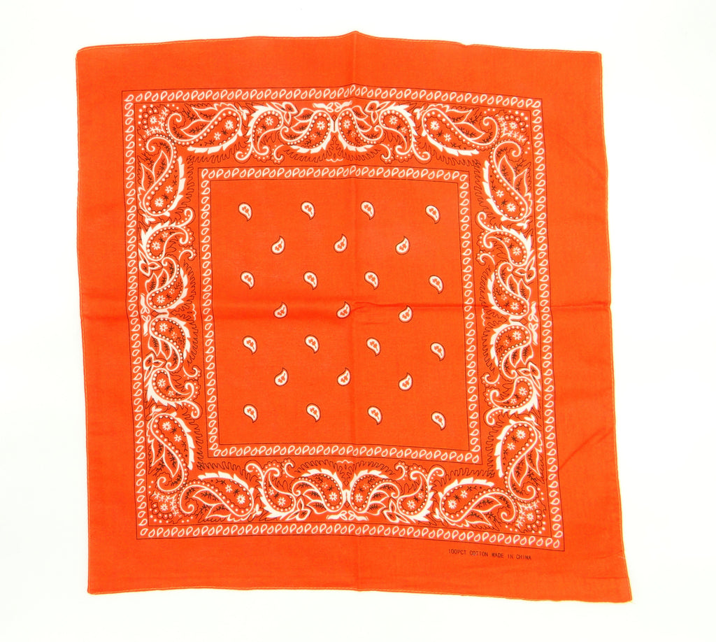 Orange Pattern Bandana