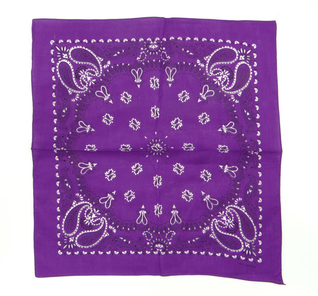 Purple Pattern Bandana