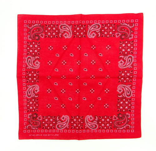Red Pattern Bandana