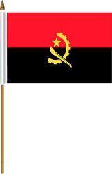 Angola 4"x6" Flag