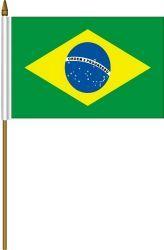Brazil 4"x6" Flag