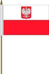 Poland 4"x6" Flag