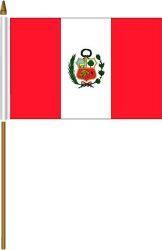 Peru 4"x6" Flag