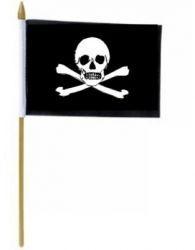 Skull 4"x6" Flag