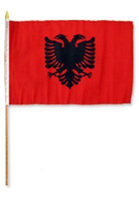 Albania 12X18 Flags