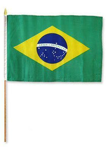Brazil 12X18 Flags