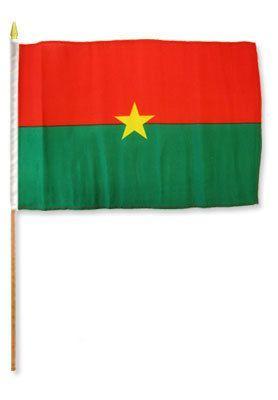 Burkina Faso 12X18 Flags