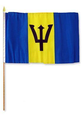 Barbados 12X18 Flags