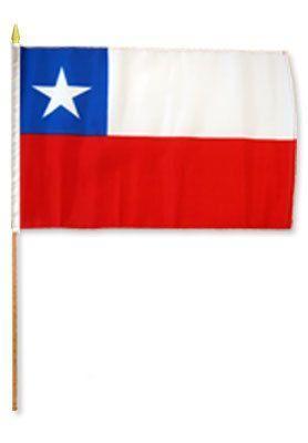 Chile 12X18 Flags
