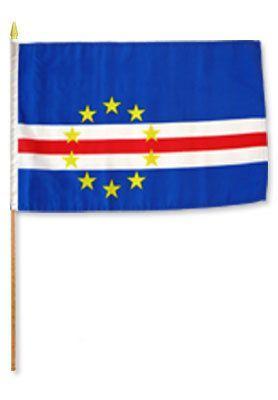 Cape Verde 12X18 Flags