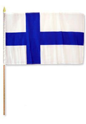 Finland 12X18 Flags