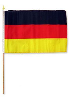 Germany-Plain 12X18 Flags