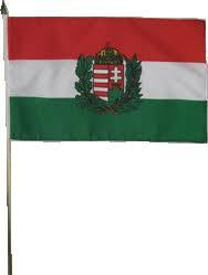 Hungary-Crest 12X18 Flags
