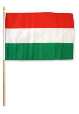 Hungary-Plain 12X18 Flags