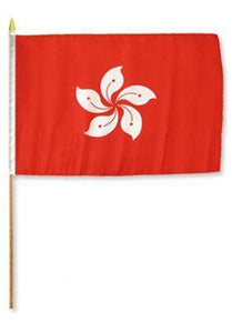 Hong Kong 12X18 Flags