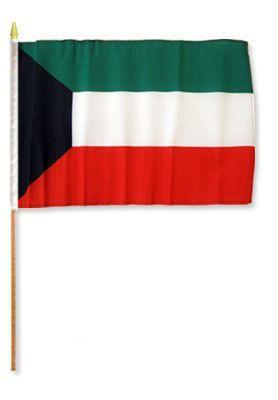 Kuwait 12X18 Flags