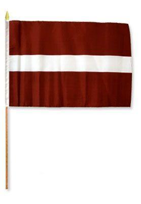 Latvia 12X18 Flags