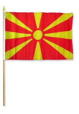 Macedonia 12X18 Flags