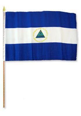 Nicaragua 12X18 Flags