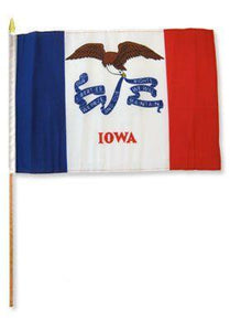 Iowa 12X18 Flags