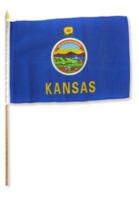 Kansas 12X18 Flags