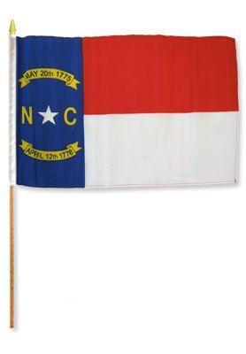 North Carolina 12X18 Flags