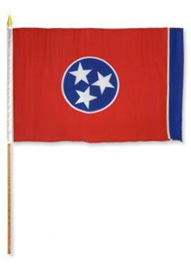 Tennessee 12X18 Flags
