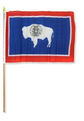 Wyoming 12X18 Flags